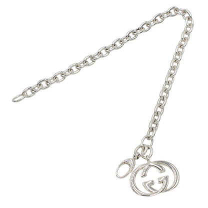 Gucci SV 925 Silver Interlocking G Logo Bracelet — view 2