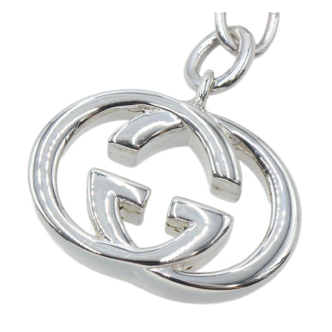 Gucci SV 925 Silver Interlocking G Logo Bracelet — view 4
