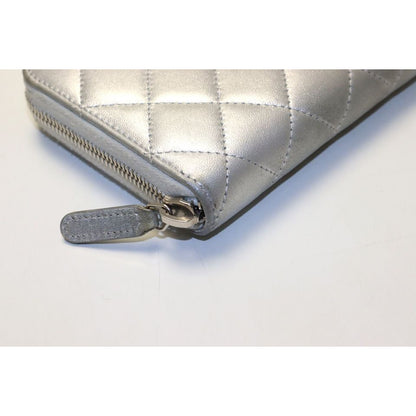 Chanel Quilted Leather Zip Around Wallet — view 4