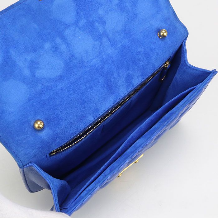 DIOR Chain Addict Shoulder Bag Lambskin Women's