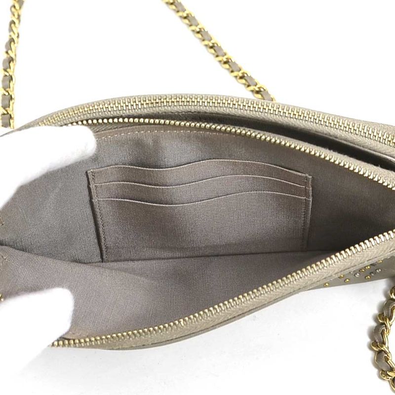 Chanel Pochette Crossbody Shoulder Bag Coco Mark