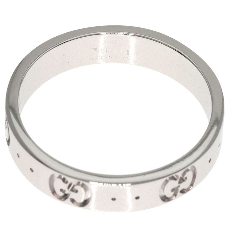 Gucci Icon #14 Ring - 18K White Gold Ladies