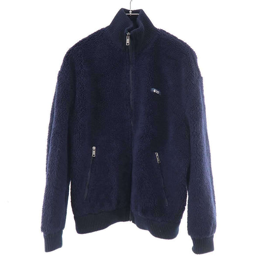Prada Shearling Fleece Jacket Navy XS