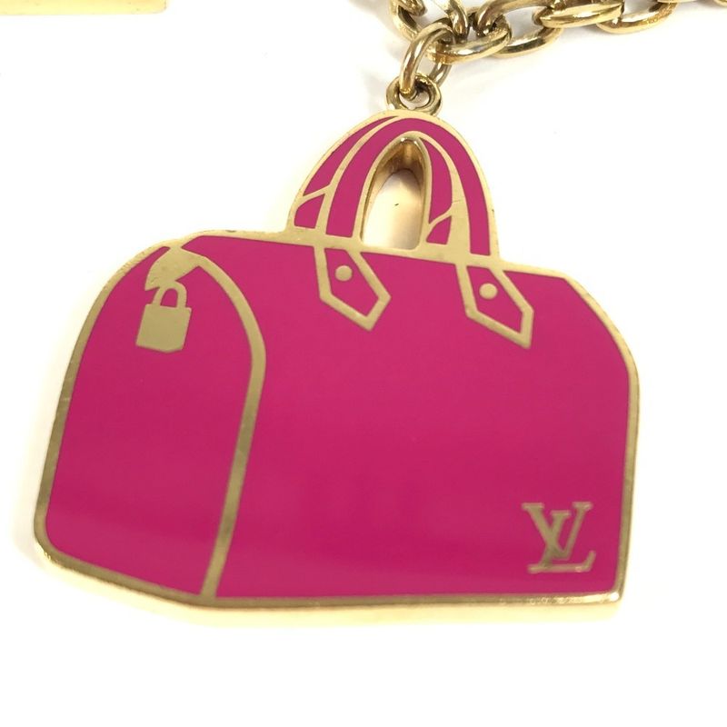 Louis Vuitton Key Holder Chain Iconic M66985 Metal Gold