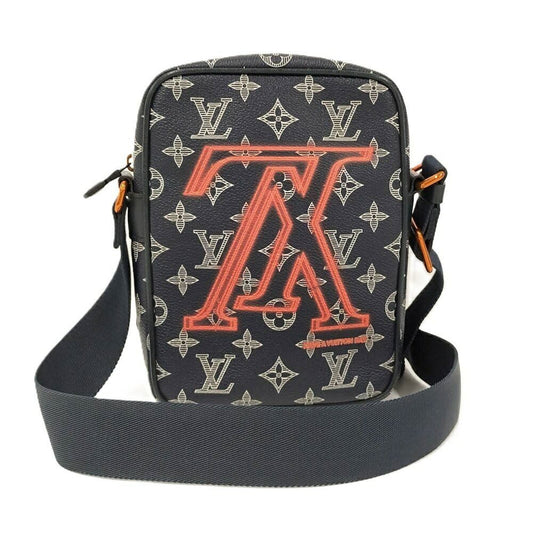 Louis Vuitton Danube PM Shoulder Bag Upside Down Monogram Ink Navy