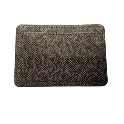 2718 Louis Vuitton Coin Purse LV Logo Embossed Black Snap Button Compact Wallet