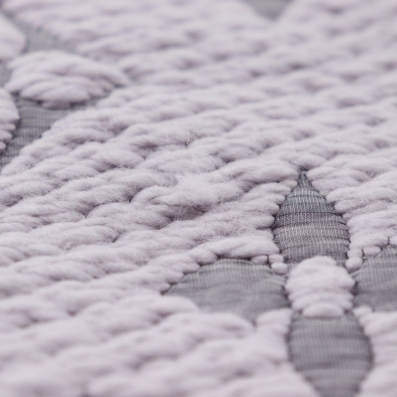 Louis Vuitton Echarpe - Logomania Wool And Silk Gripe Lou Gray Gm0168 Unisex