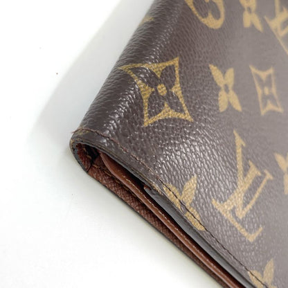 Louis Vuitton Trifold 2-fold Billfold Monogram PVC Brown Card Case M61731