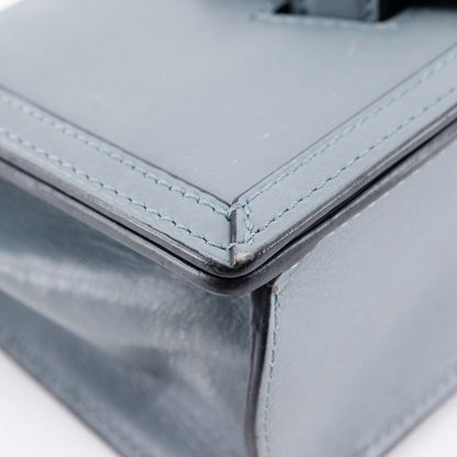 Loewe Barcelona Small Calf Stone Blue Light Blue Women Shoulder Bag