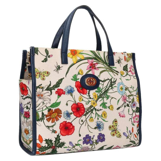Gucci 550141 2-way Handbag With Flower Design Women