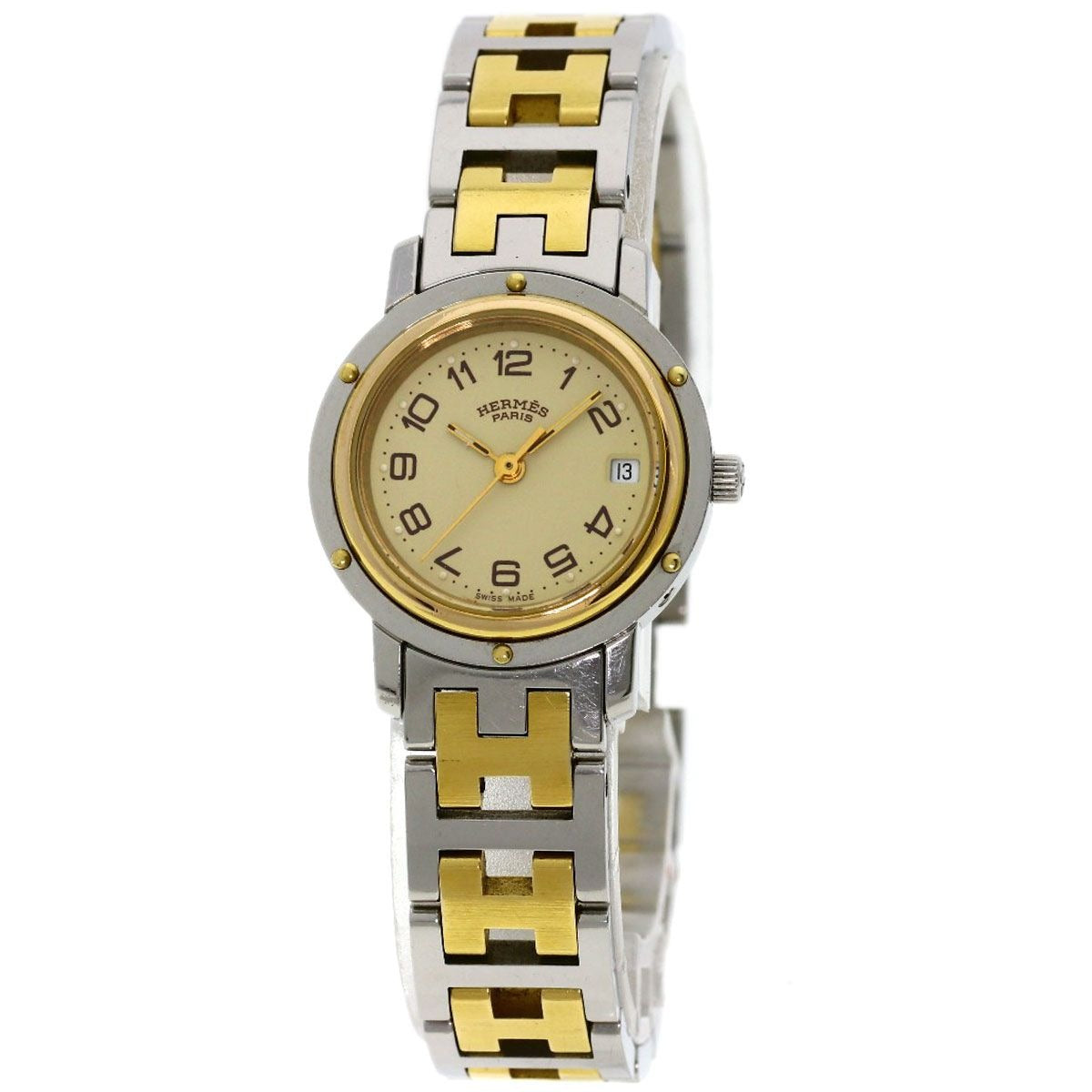Hermes Clipper Watch SS Ssxgp