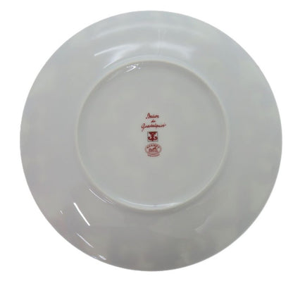 Hermes Gadarkivir 21cm (827in) Tableware Ceramic Red Plate Dish 0378 Hermes