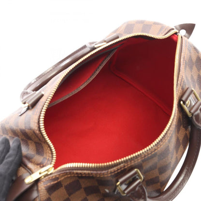 Louis Vuitton Handbag Speedy 30 Canvas Leather Ebene Brown — view 3