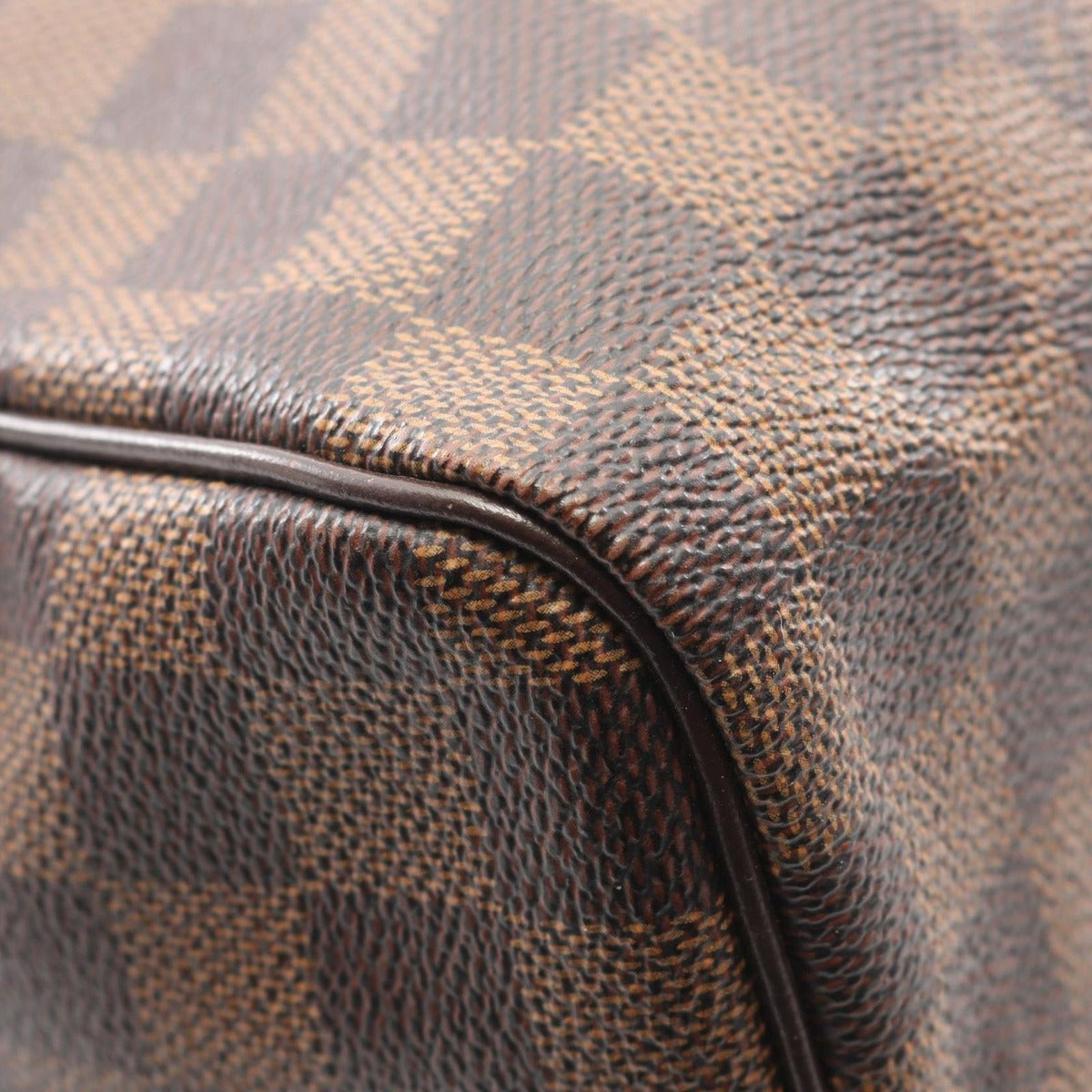 Louis Vuitton Handbag Speedy 30 Canvas Leather Ebene Brown — view 7