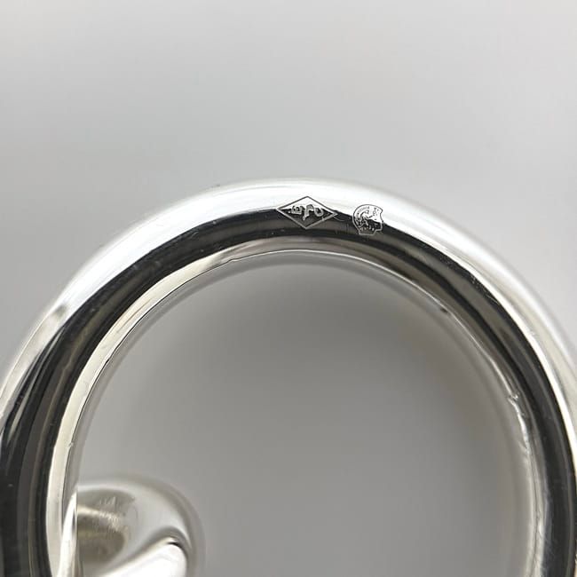 Hermes Bracelet Chaine D'ancre MM 15 Frames Silver Excellent Condition Ag