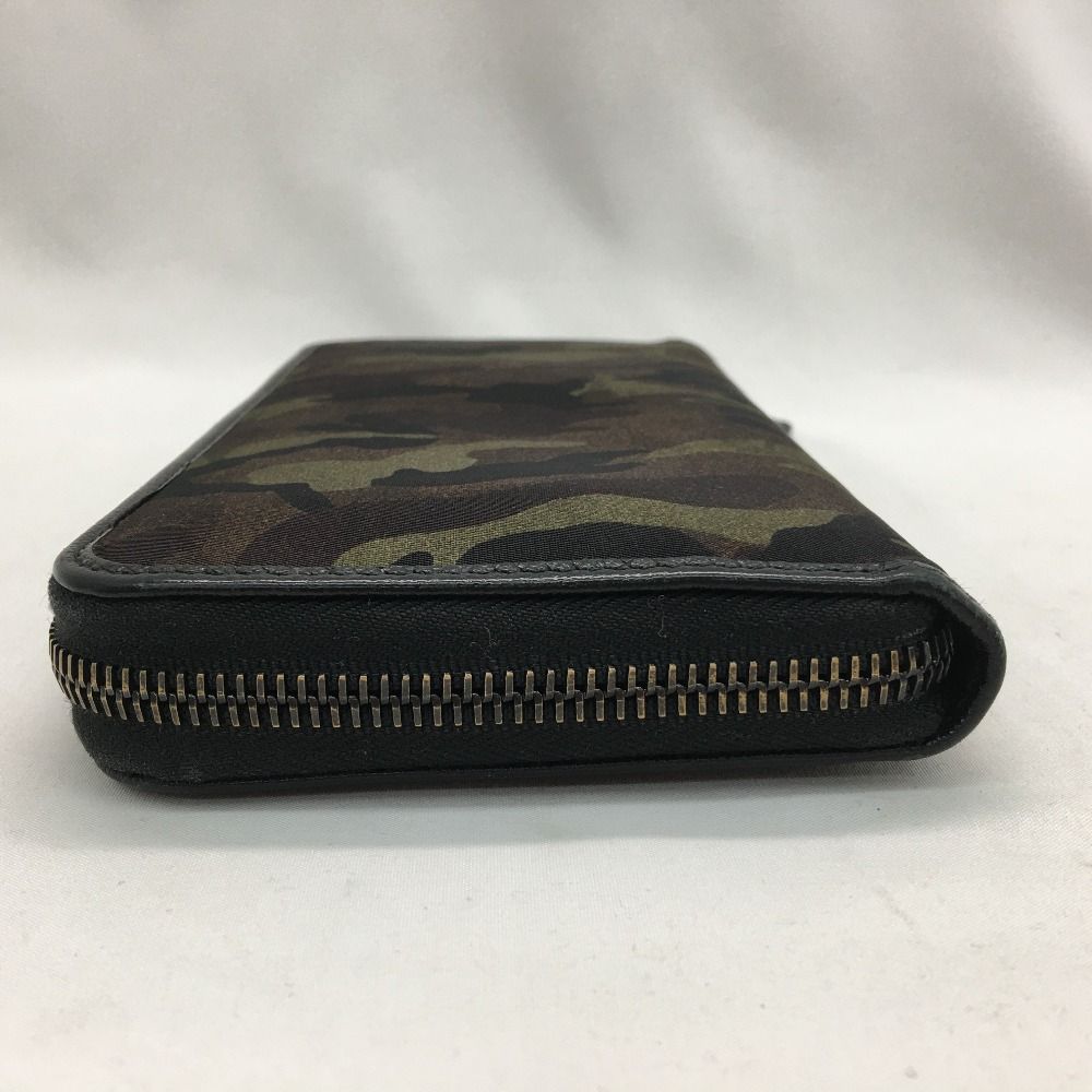Prada Men's Long Wallet Round Zipper Camouflage