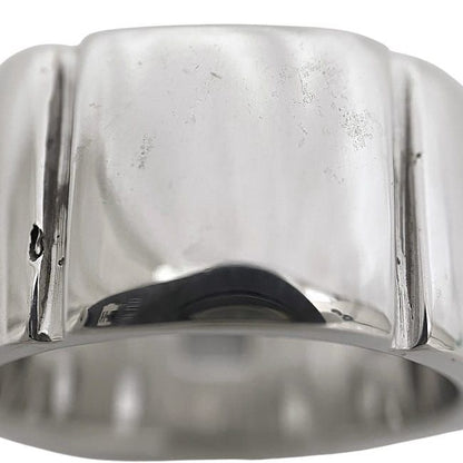 Gucci Square Ring Silver Ring JP17 Ag 925 S Rank