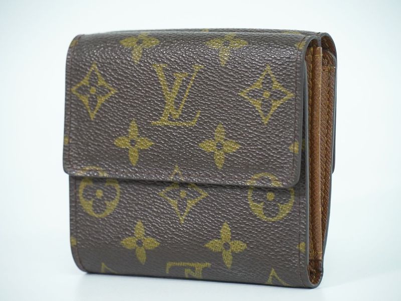 Authentic Louis Vuitton LV Porte Monebier Carte Cles Di Monogram Fold Wallet