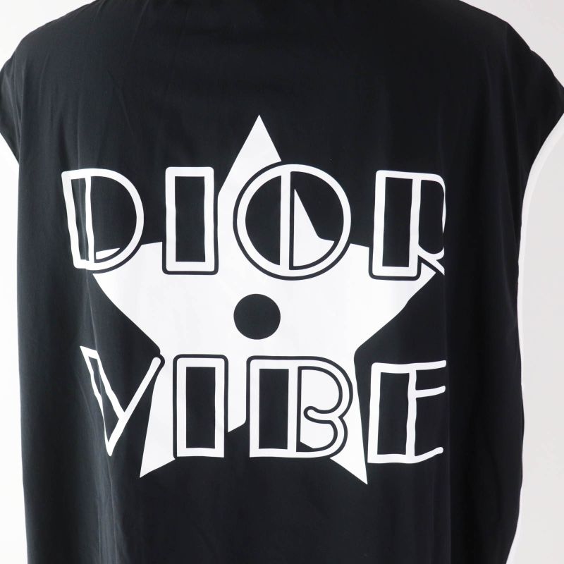 Christian DIOR 243g15a2260 DIOR VIBE Sleeveless Technical Jersey Zip Hoodie