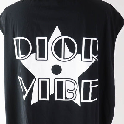Christian DIOR 243g15a2260 DIOR VIBE Sleeveless Technical Jersey Zip Hoodie