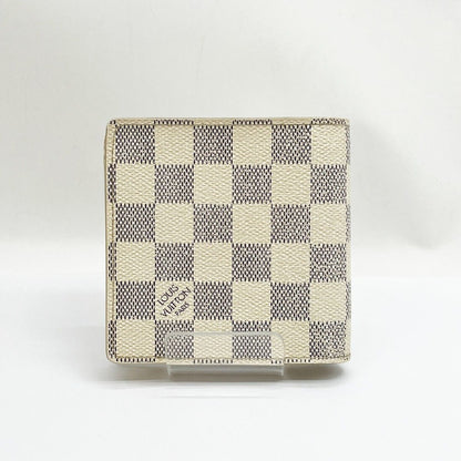 Louis Vuitton Bifold Wallet Damier Portefeuille Marco N60018 White