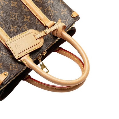 Louis Vuitton Monogram Soufflot BB Handbag Shoulder Bag 2WAY M44815 Brown PVC