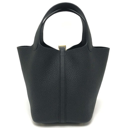 Hermes Handbag Picotin Lock PM Picotin PM Taurillon Cles Mance Gold Hardware