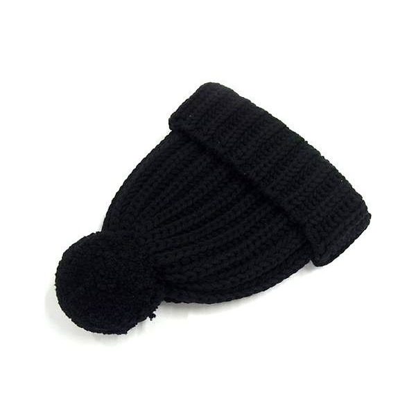 Gucci Wool Beanie Knit Hat S Black — view 2