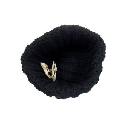 Gucci Wool Beanie Knit Hat S Black — view 3