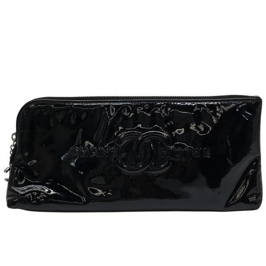 Chanel Cruise Line Pouch Small Multi Patent Leather Black
