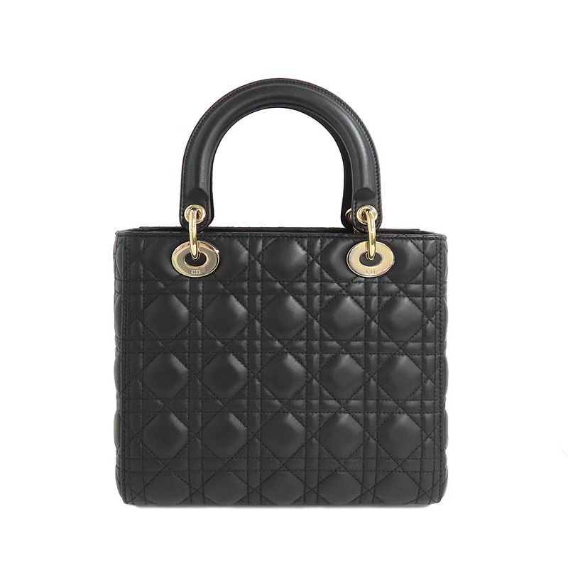 Christian Dior Lady Dior Medium Canaage 2WAY Hand Shoulder - M0565onge