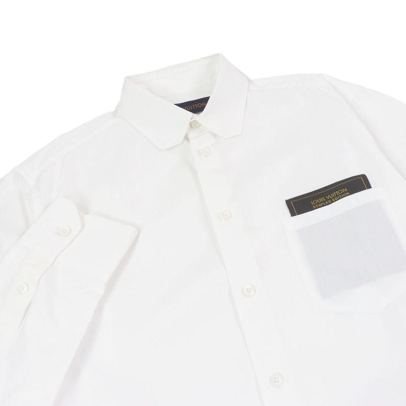 Louis Vuitton 20AW 100% Cotton Staples Edition Long Sleeve Shirt With Logo