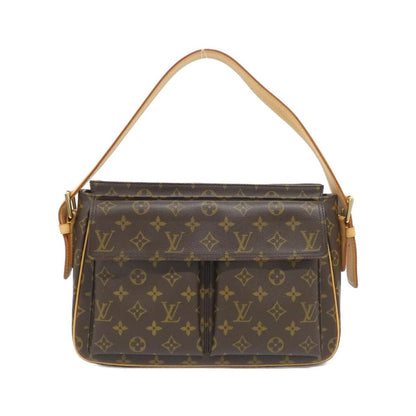 Louis Vuitton Monogram Viva-Cite GM Shoulder Bag Brown Marron