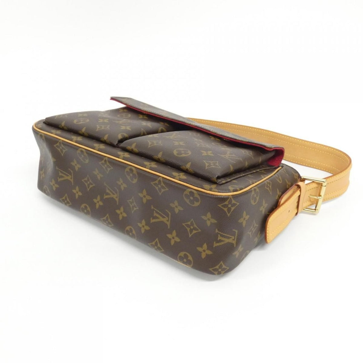Louis Vuitton Monogram Viva-Cite GM Shoulder Bag Brown Marron — view 3