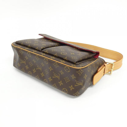 Louis Vuitton Monogram Viva-Cite GM Shoulder Bag Brown Marron — view 3