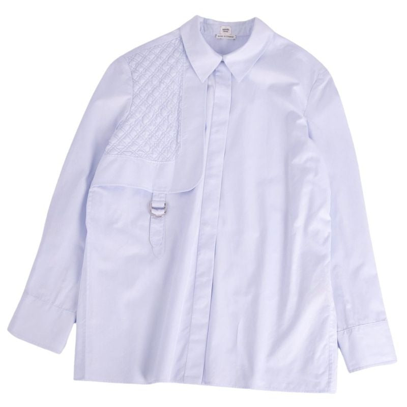 Hermes Shirt Blouse Long Sleeves Cotton