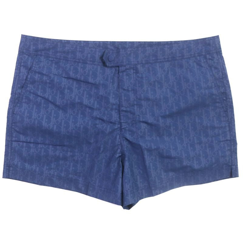 Dior Homme 293 B102 Ab041 Oblique Short Swim Shorts Navy XL Storage With Bag