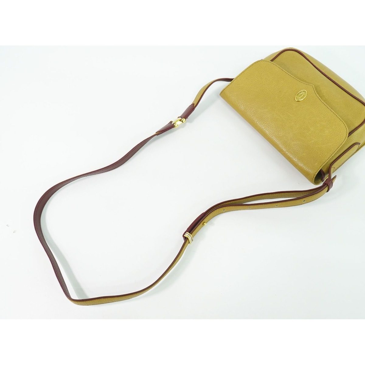 Cartier Must Line Shoulder Bag Pochette Leather Master Doiero — view 4