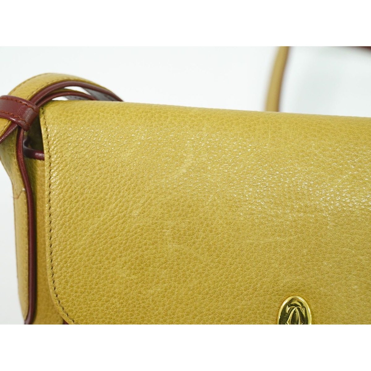 Cartier Must Line Shoulder Bag Pochette Leather Master Doiero — view 7