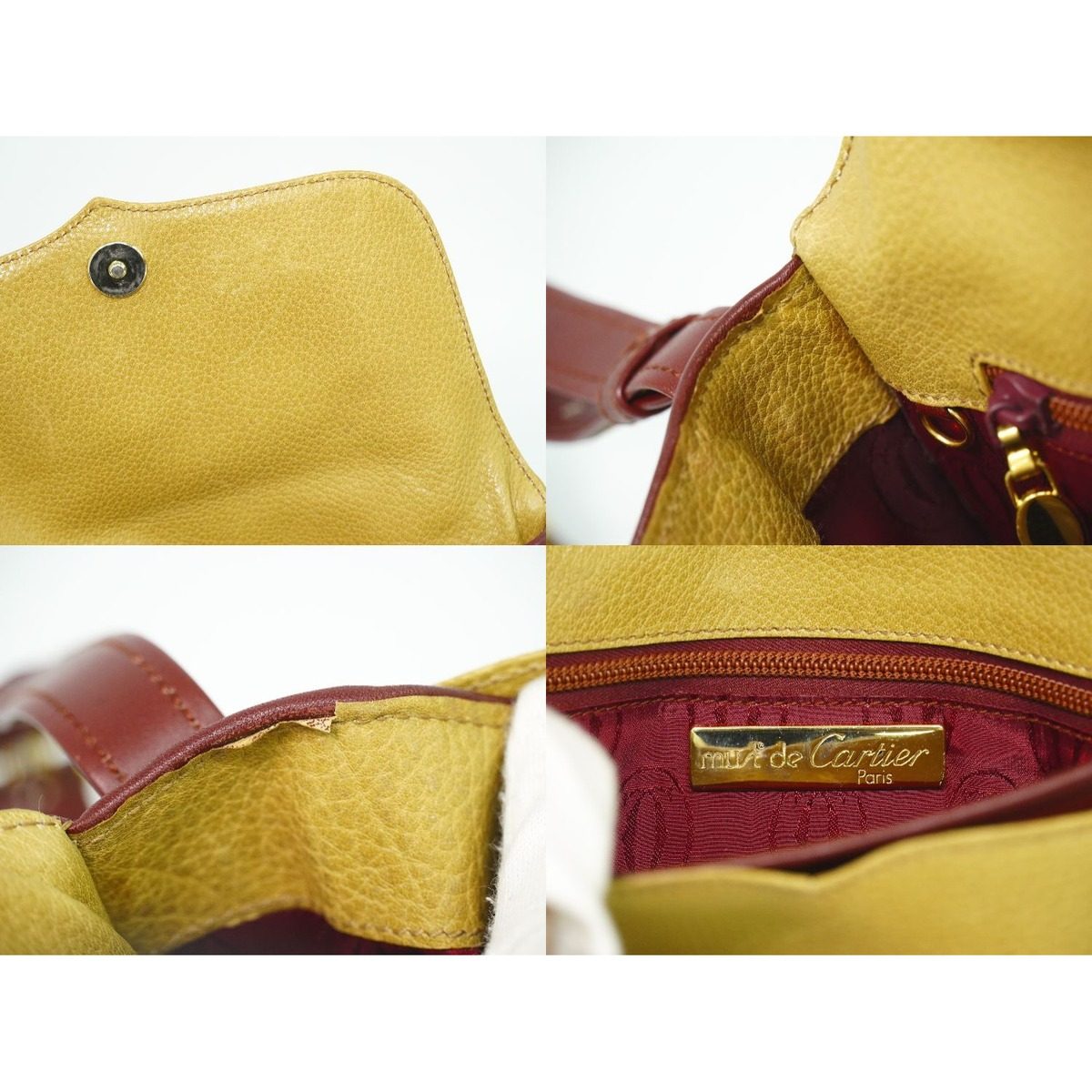 Cartier Must Line Shoulder Bag Pochette Leather Master Doiero — view 9