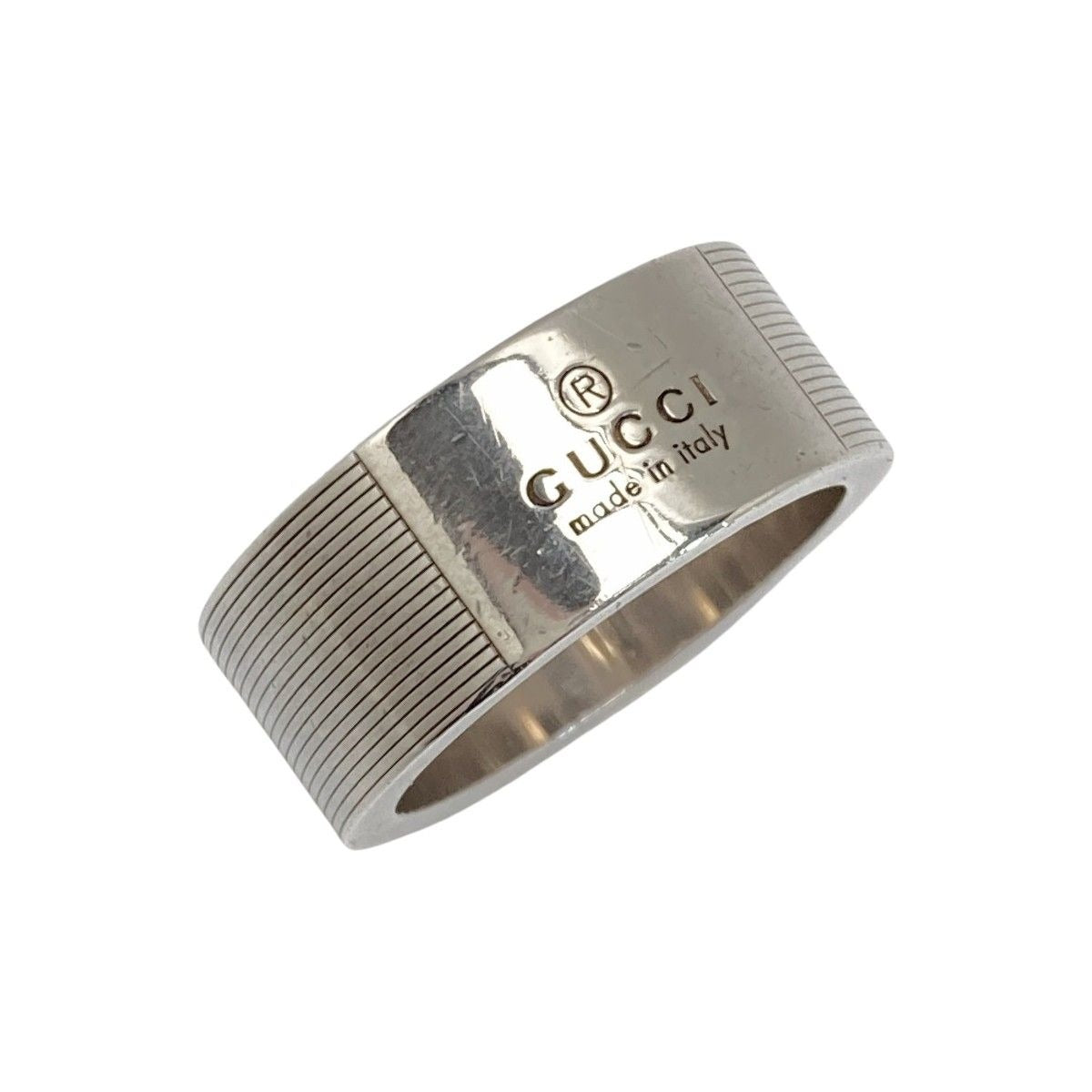 Gucci Logo Ring SV 925 Silver No 12