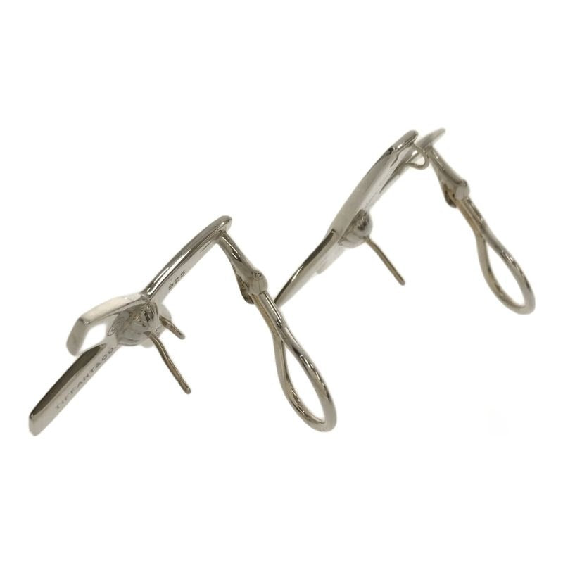 Tiffany & Co Paloma Picasso Kiss Earrings 925 Silver 10.8g