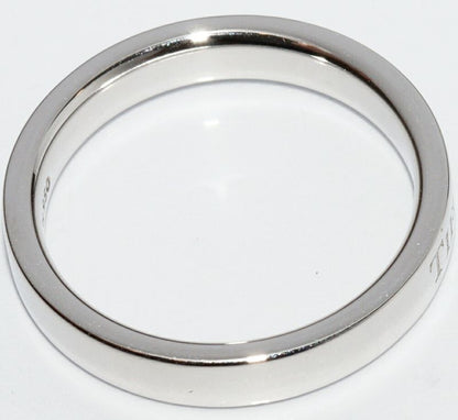 Tiffany & Co Ring Pt950 T&CO Flat Band Ring Width 3mm (012in)