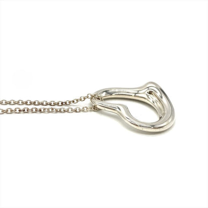 Tiffany & Co Tiffany & Co Open Heart Necklace Sv925 114g Silver Large Ladies