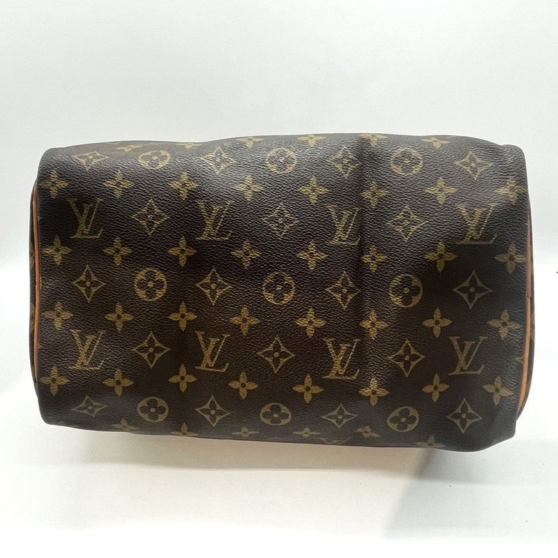 Louis Vuitton Monogram Speedy 30 M41526 Handbag Brown Preowned 005440