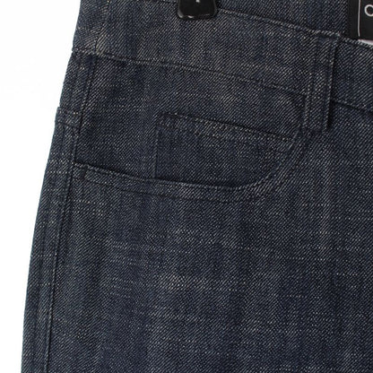 Chanel 05C Rhinestone Coco Button Coco Mark 5 Pocket Denim Pants Bottoms P25297