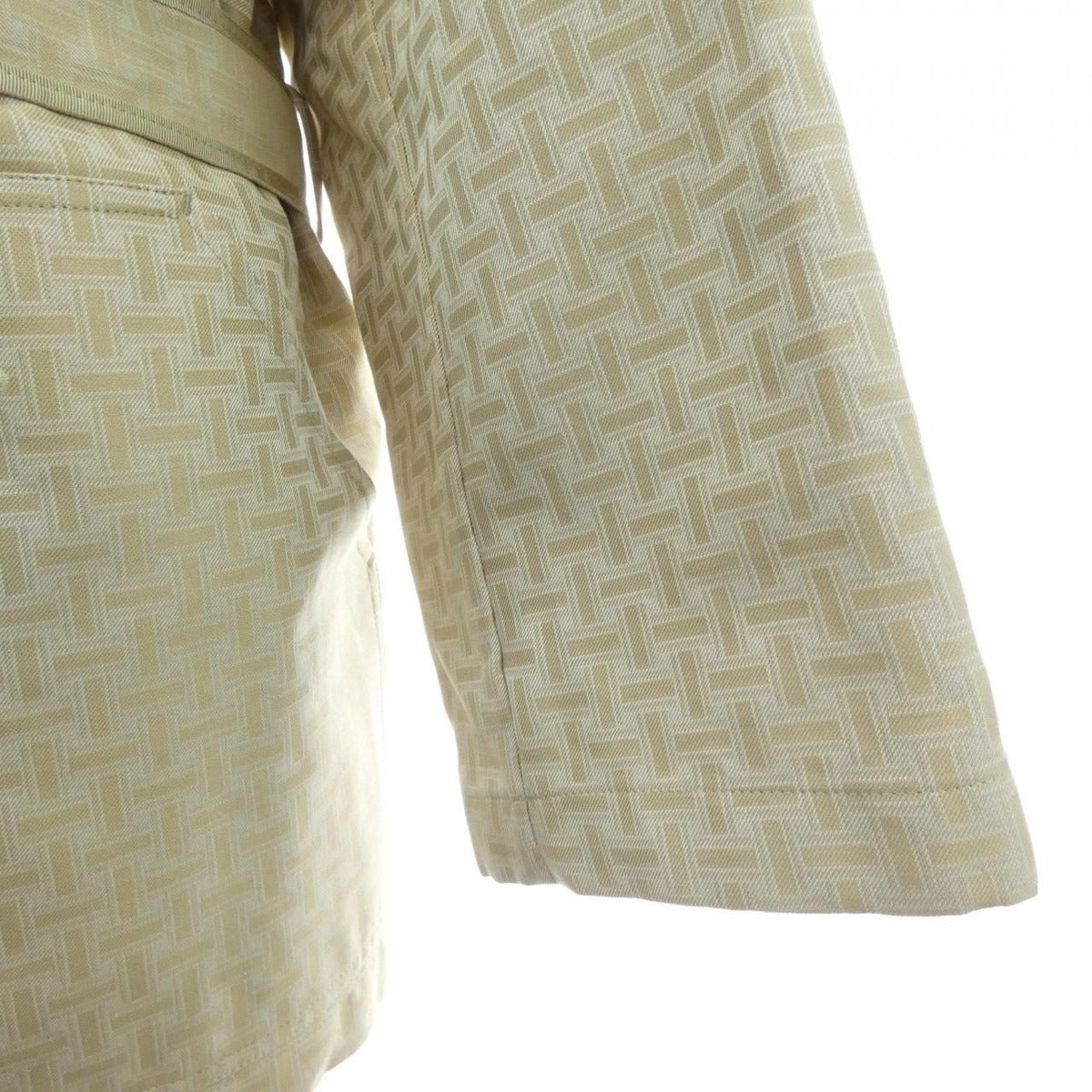 Hermes Mosaique Jacket Beige 36 — view 7