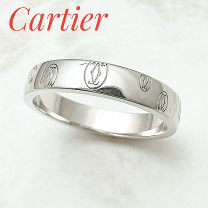 Cartier Happy Birthday White Gold Ring 58