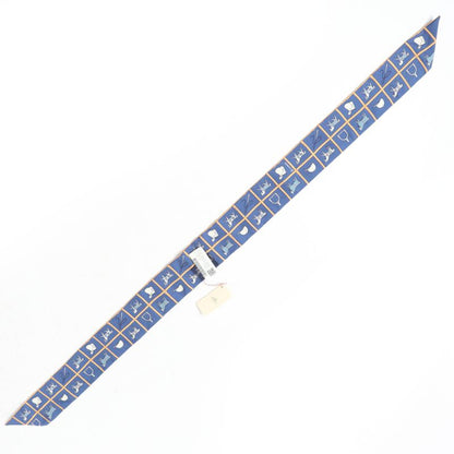 Hermes Twilly Couvertures Et Tenues De Jour Horsewear 100% Silk Marine Beige