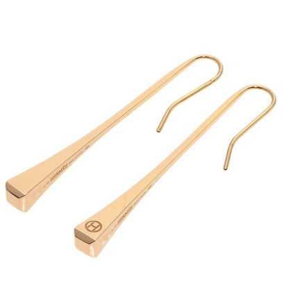 Hermes Clous De Forge Earrings 18K Pink Gold Ladies